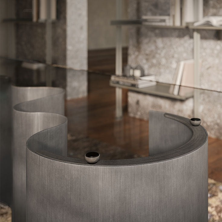 Cattelan Papelito Glass Dining Table