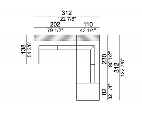 Arketipo Plat Sofa