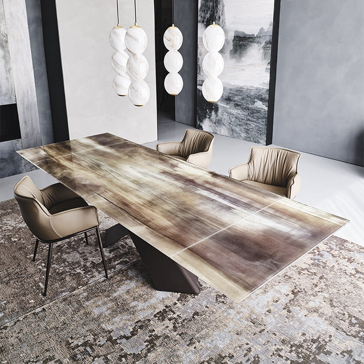 Cattelan Tyron Crystalart Drive Dining Table