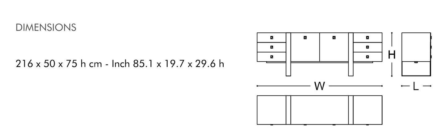 Armani Damocle Sideboard