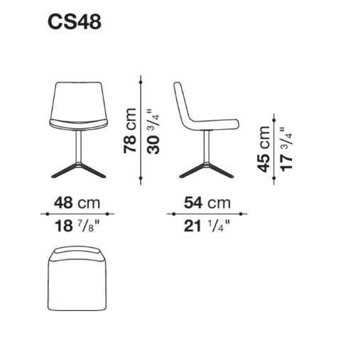 B&B Cosmos Dinning Chair