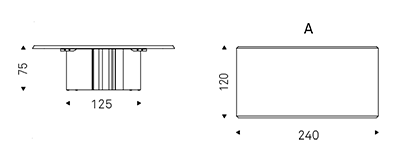Cattelan Papel Wood Dining Table
