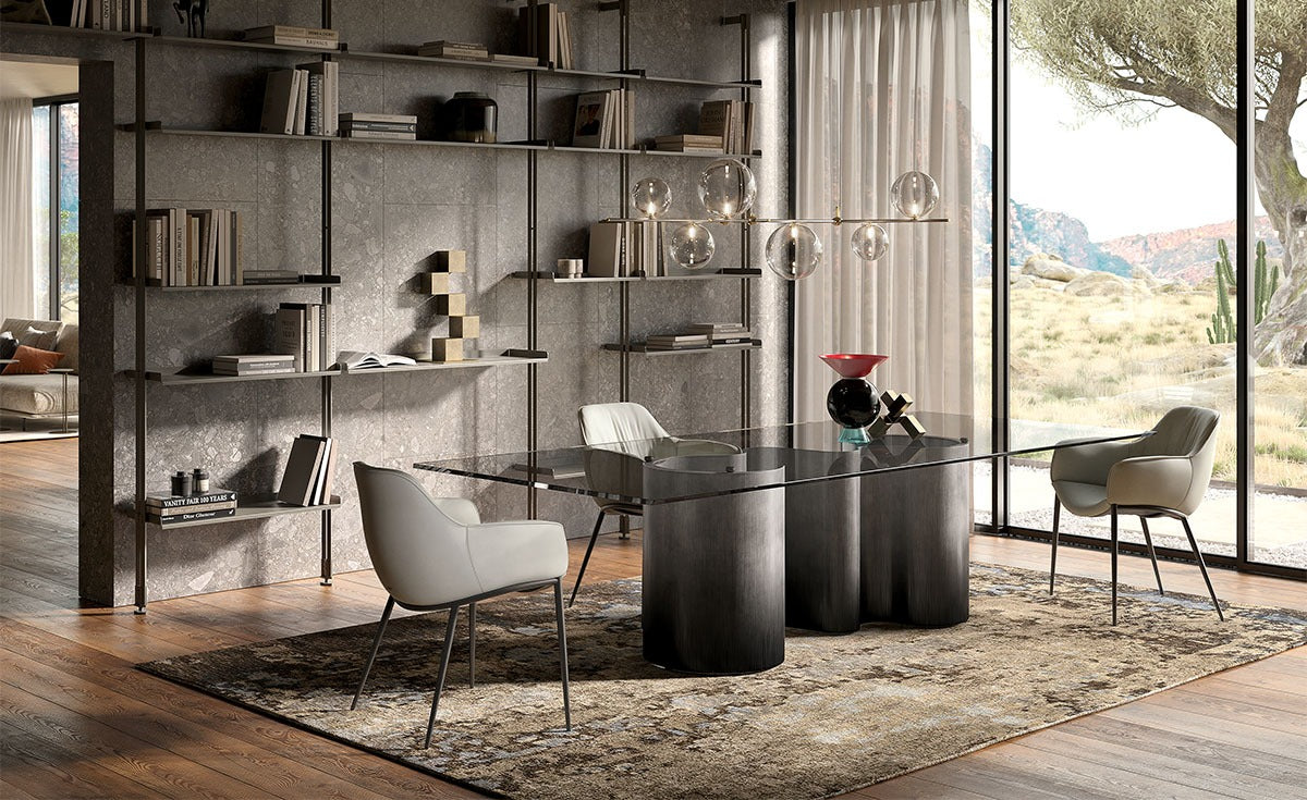 Cattelan Papelito Glass Dining Table