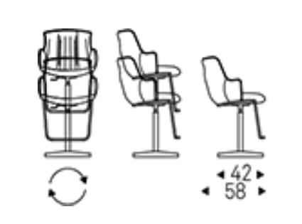Cattelan Rihanna X 2 Bar Chair