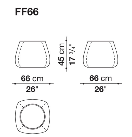 B&B Fat-Fat & Lady-Fat Coffee Table