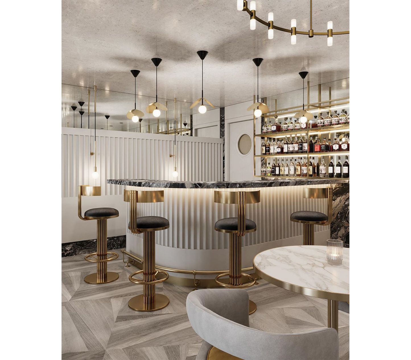 Boca Do Lobo Kelly Bar Chair