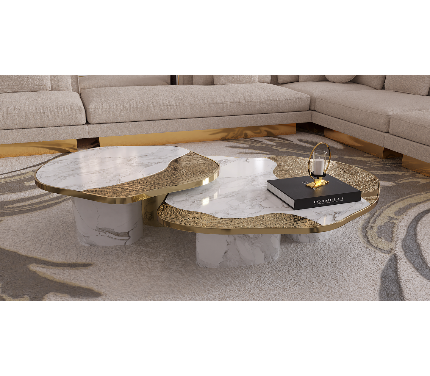 Boca Do Lobo Ophelia Calacatta Coffee Table