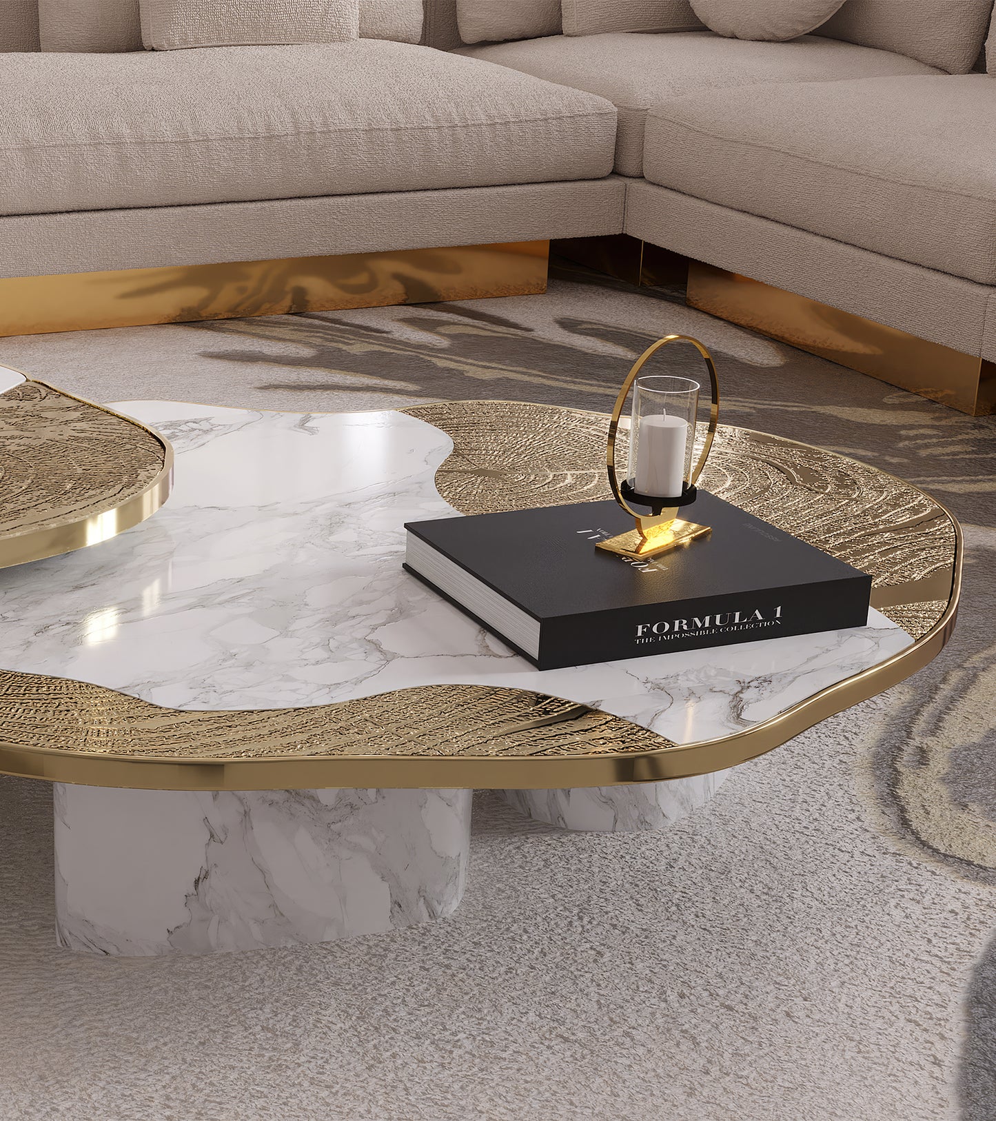 Boca Do Lobo Ophelia Calacatta Coffee Table