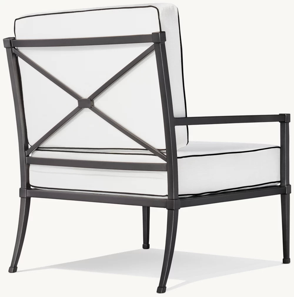 RH Trousdale Cast Aluminum Lounge Chair