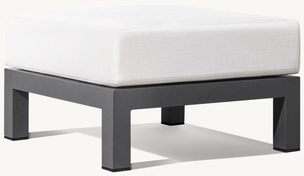 RH Portofino Aluminum Ottoman