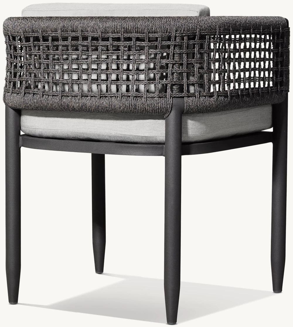 RH Verona Aluminum Dining Armchair