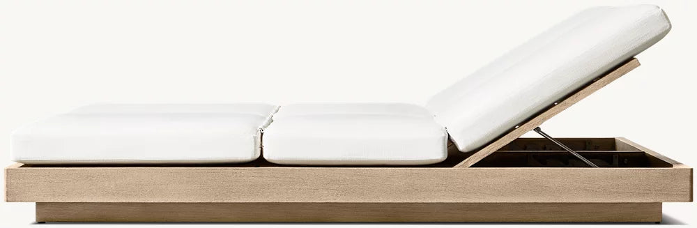 RH Maya Dual-Adjustable Double Chaise