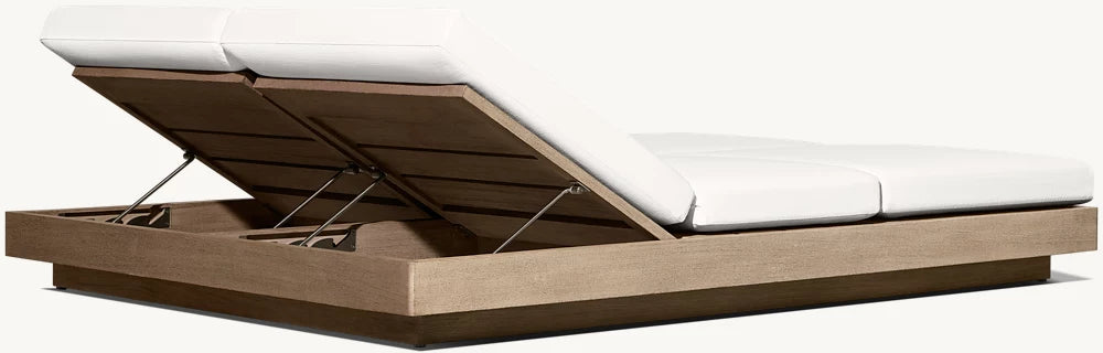 RH Maya Dual-Adjustable Double Chaise