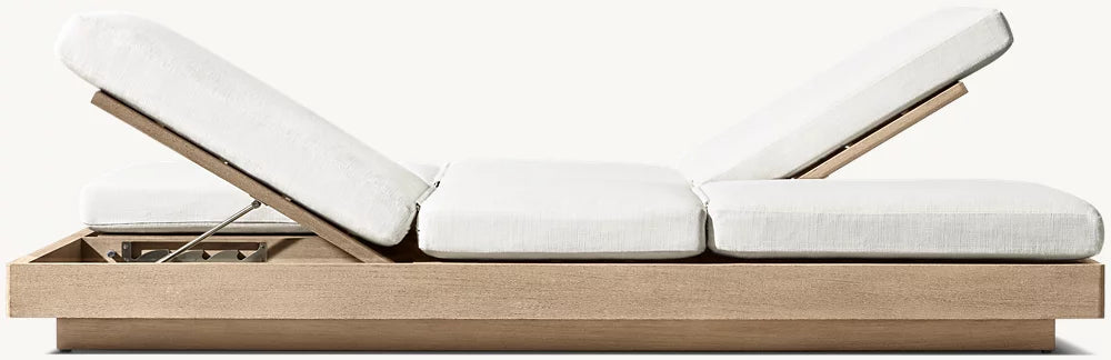 RH Maya Dual-Adjustable Double Chaise