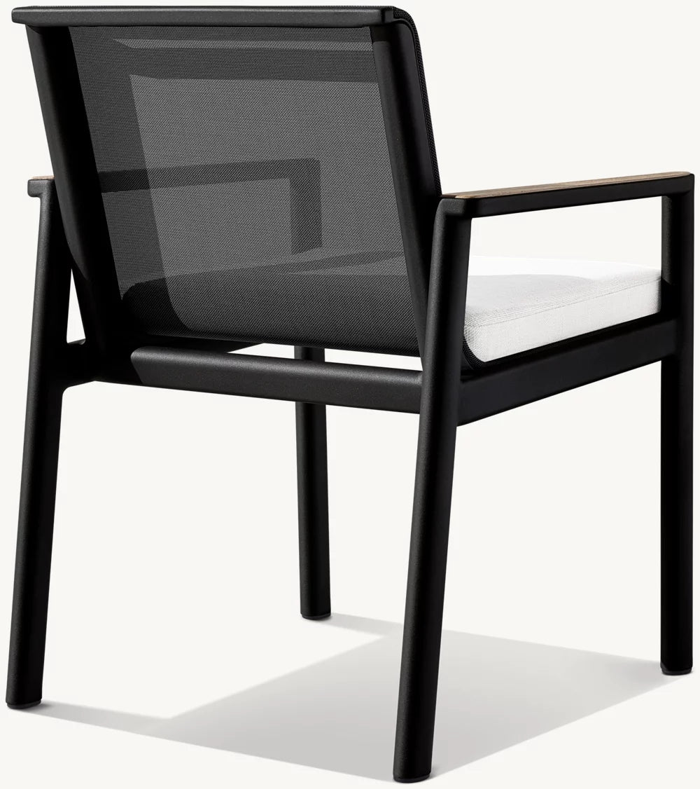 RH Marino Aluminum Dining Armchair