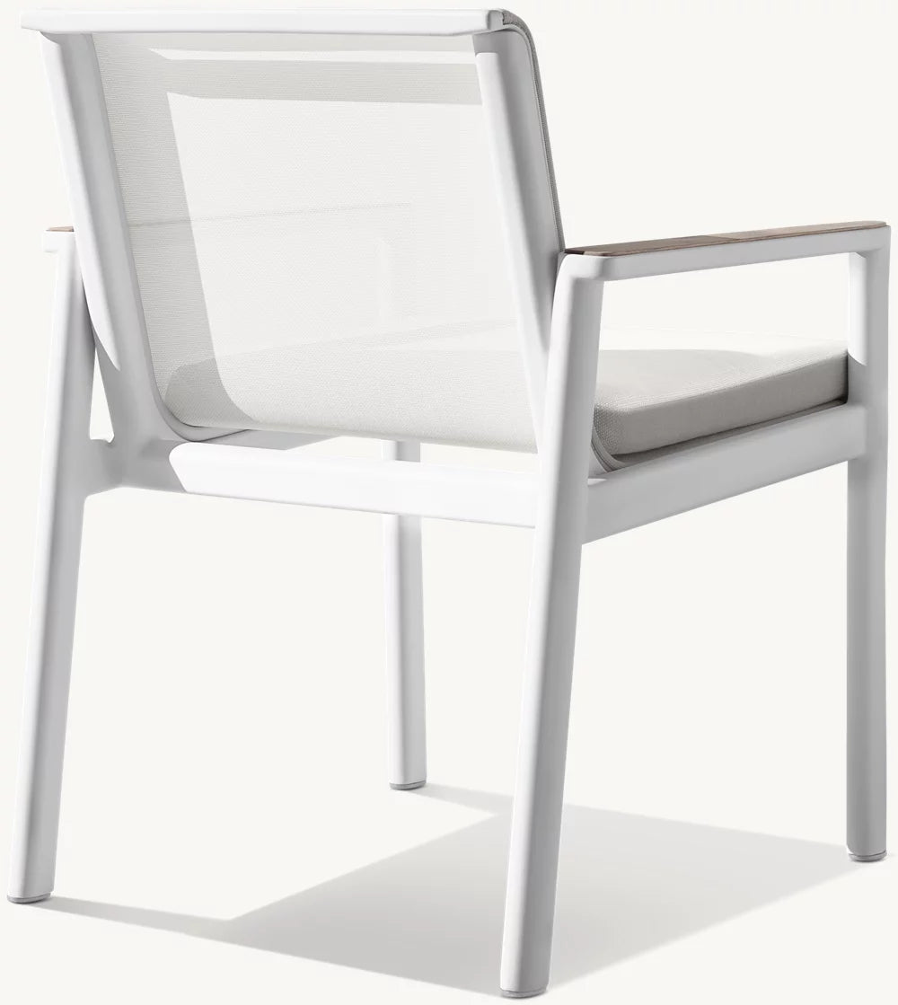 RH Marino Aluminum Dining Armchair