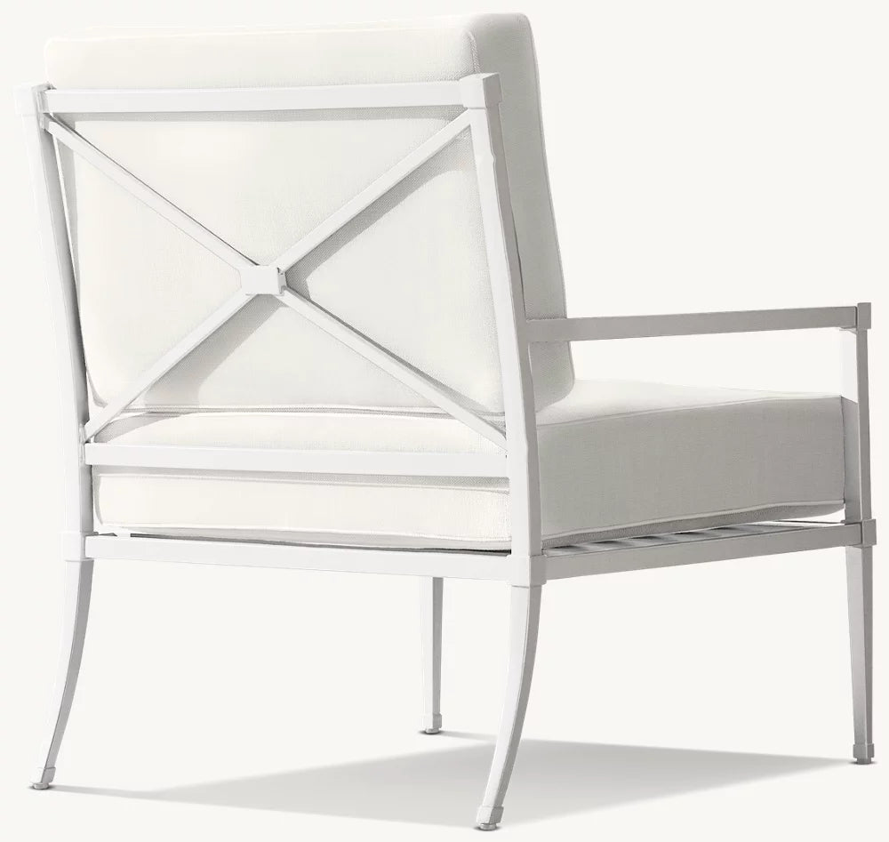 RH Trousdale Cast Aluminum Lounge Chair