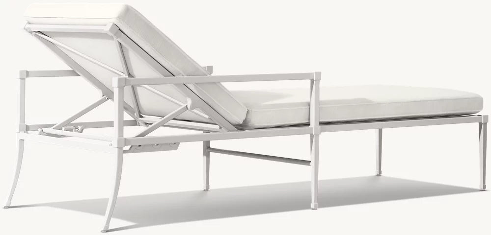 RH Trousdale Cast Chaise Longues