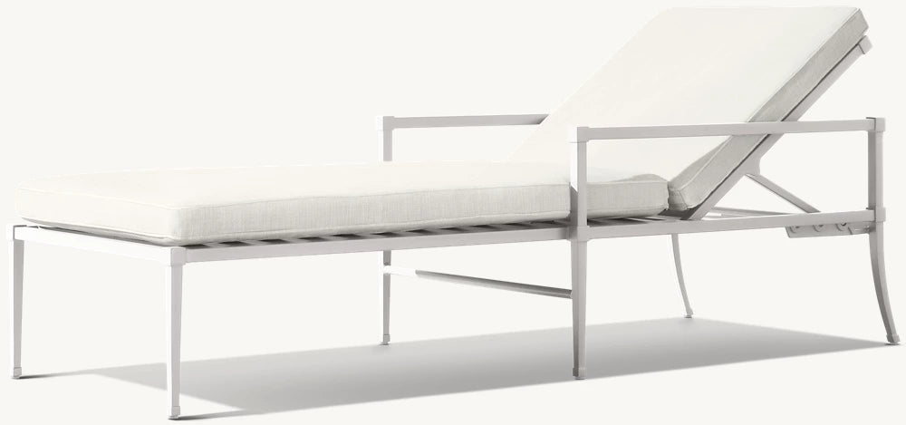 RH Trousdale Cast Chaise Longues