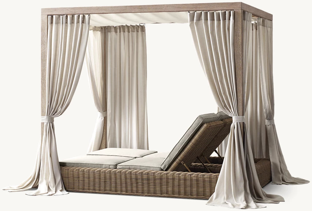 RH Provence Provence Canopy Double Chaise