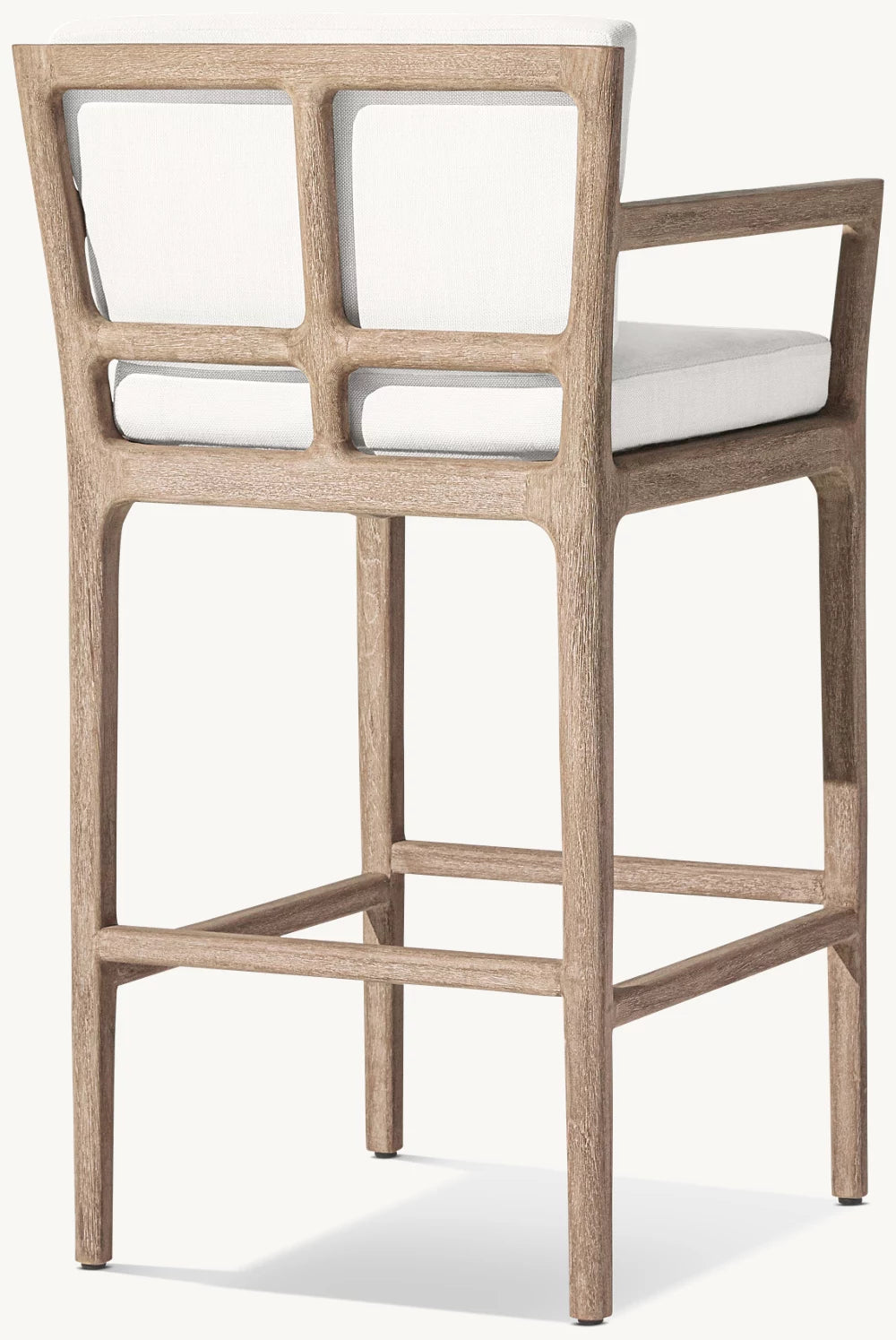 RH Laurel Teak Bar & Counter Stool – daylight