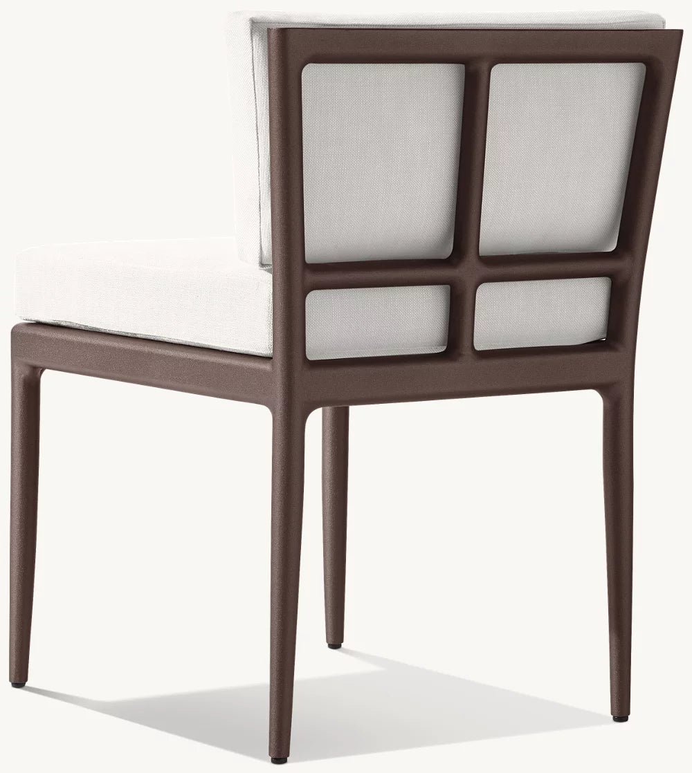 RH Laurel Aluminum Dining Side Chair