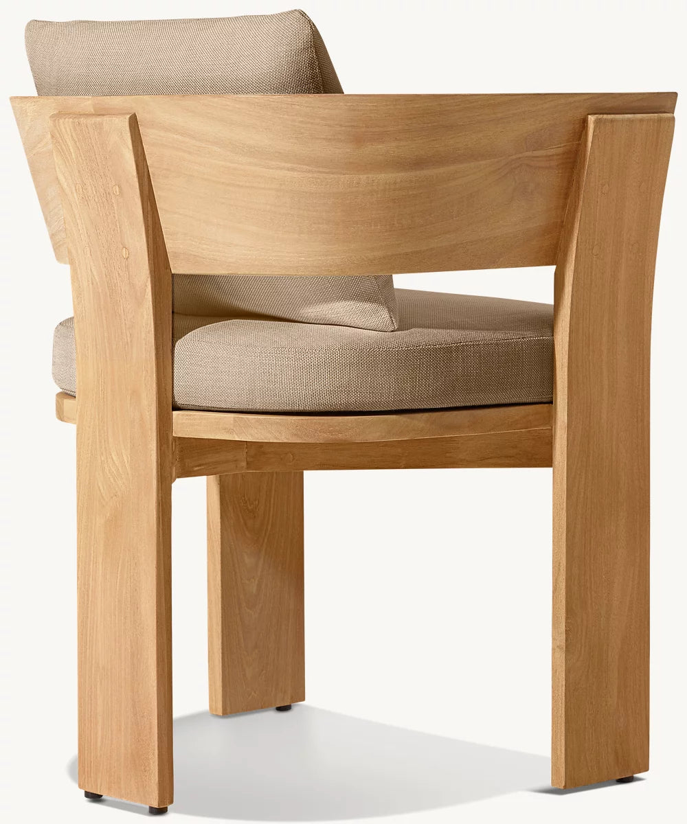 RH Solaro Teak Side Chair