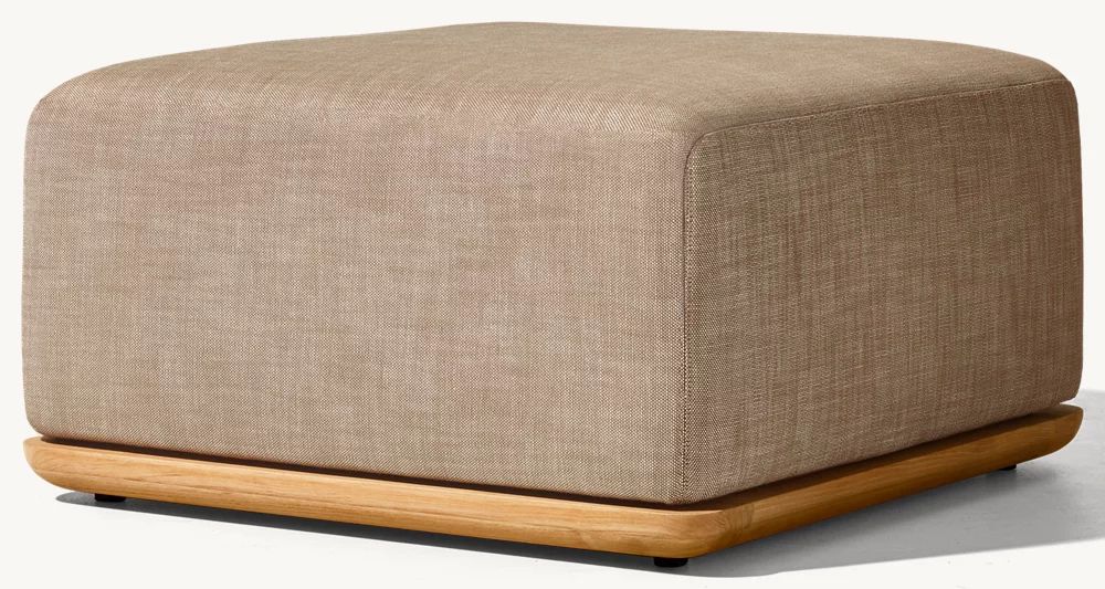 RH Trelica Modular Ottoman