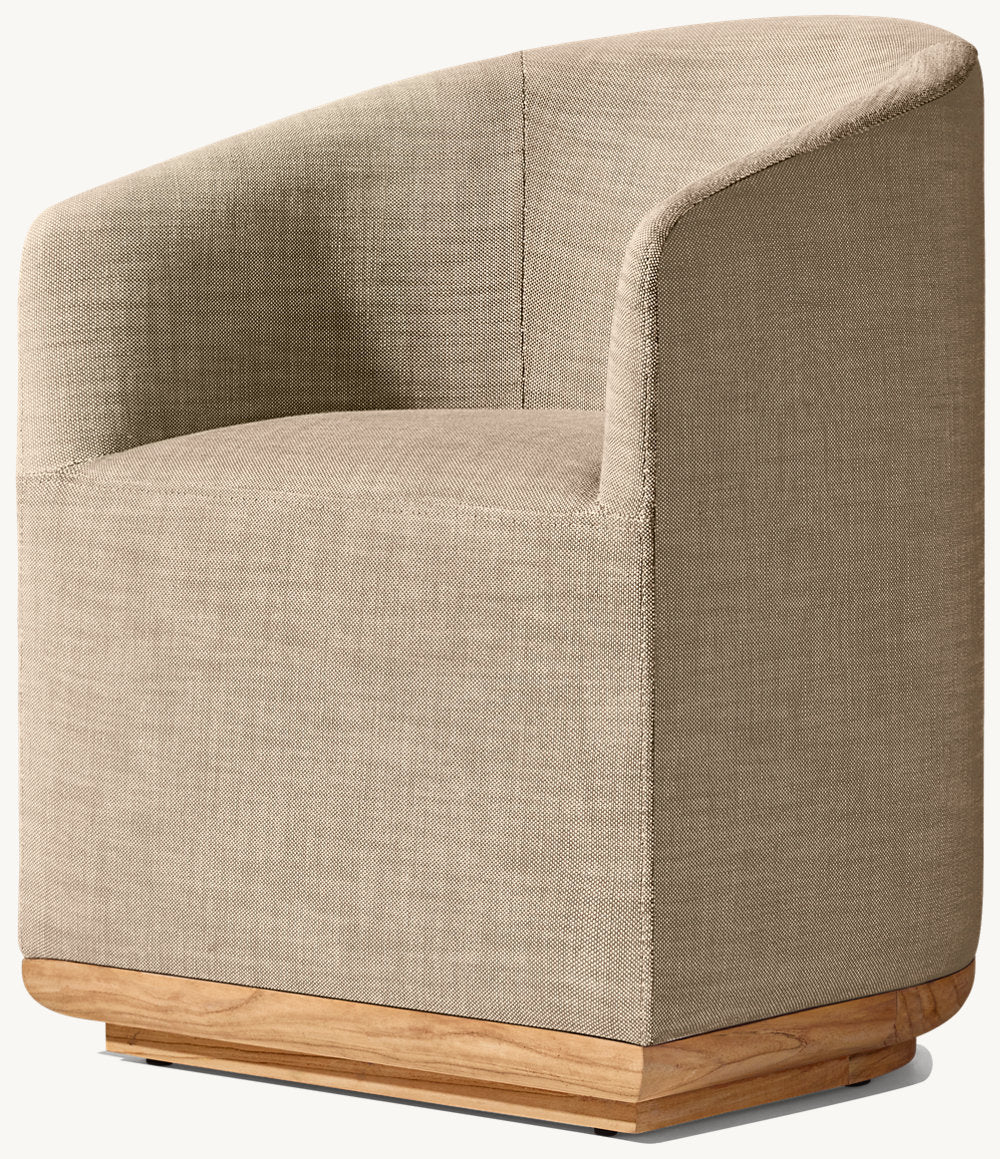 RH Oslo Teak Armchair