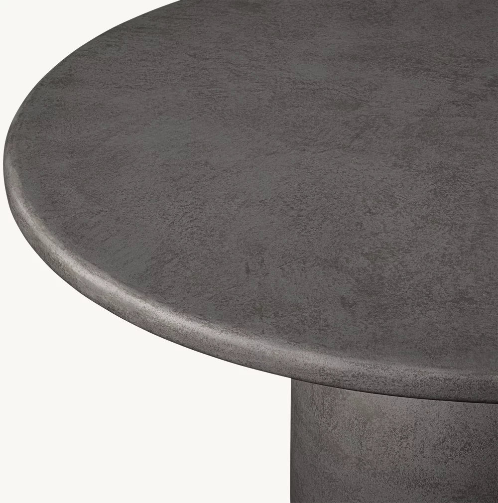 RH Terzo Round Bowl Dining Table