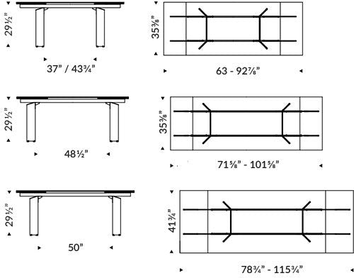 Cattelan Elan Drive Dining Table