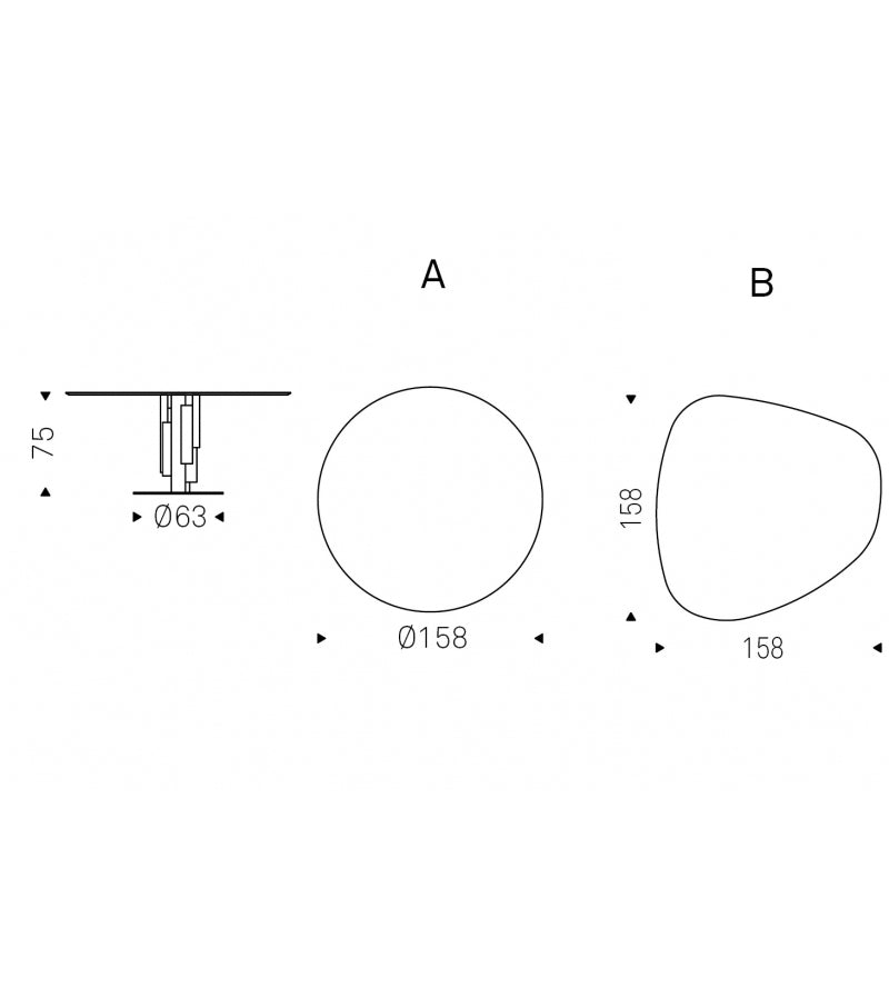 Cattelan Skyline Round Dining Table