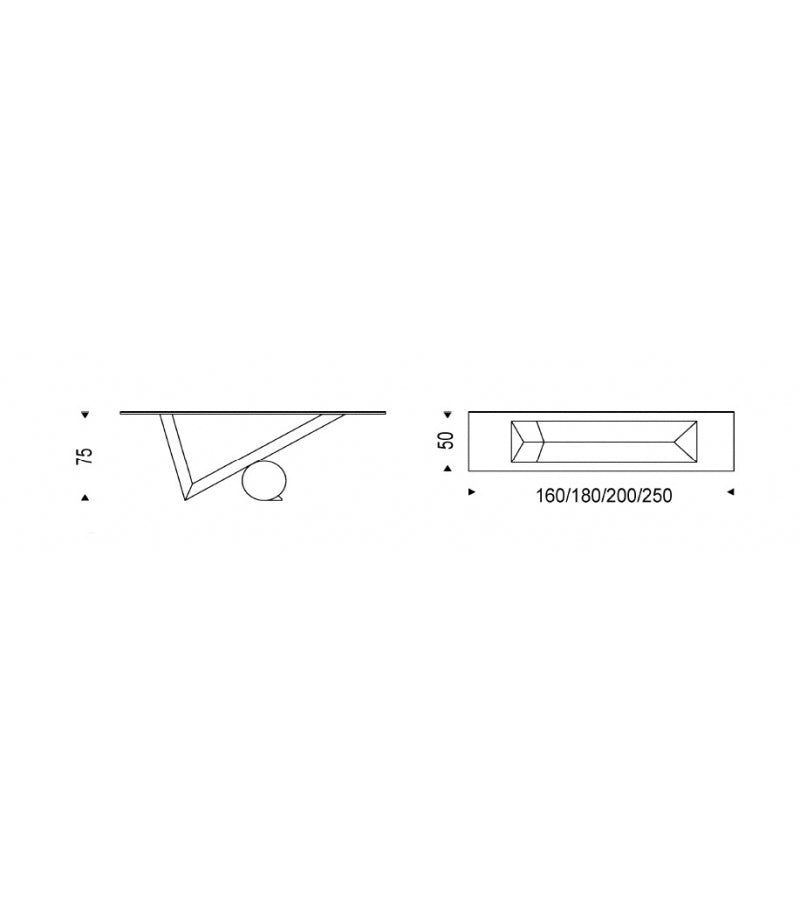 Cattelan Valentinox  Console Table
