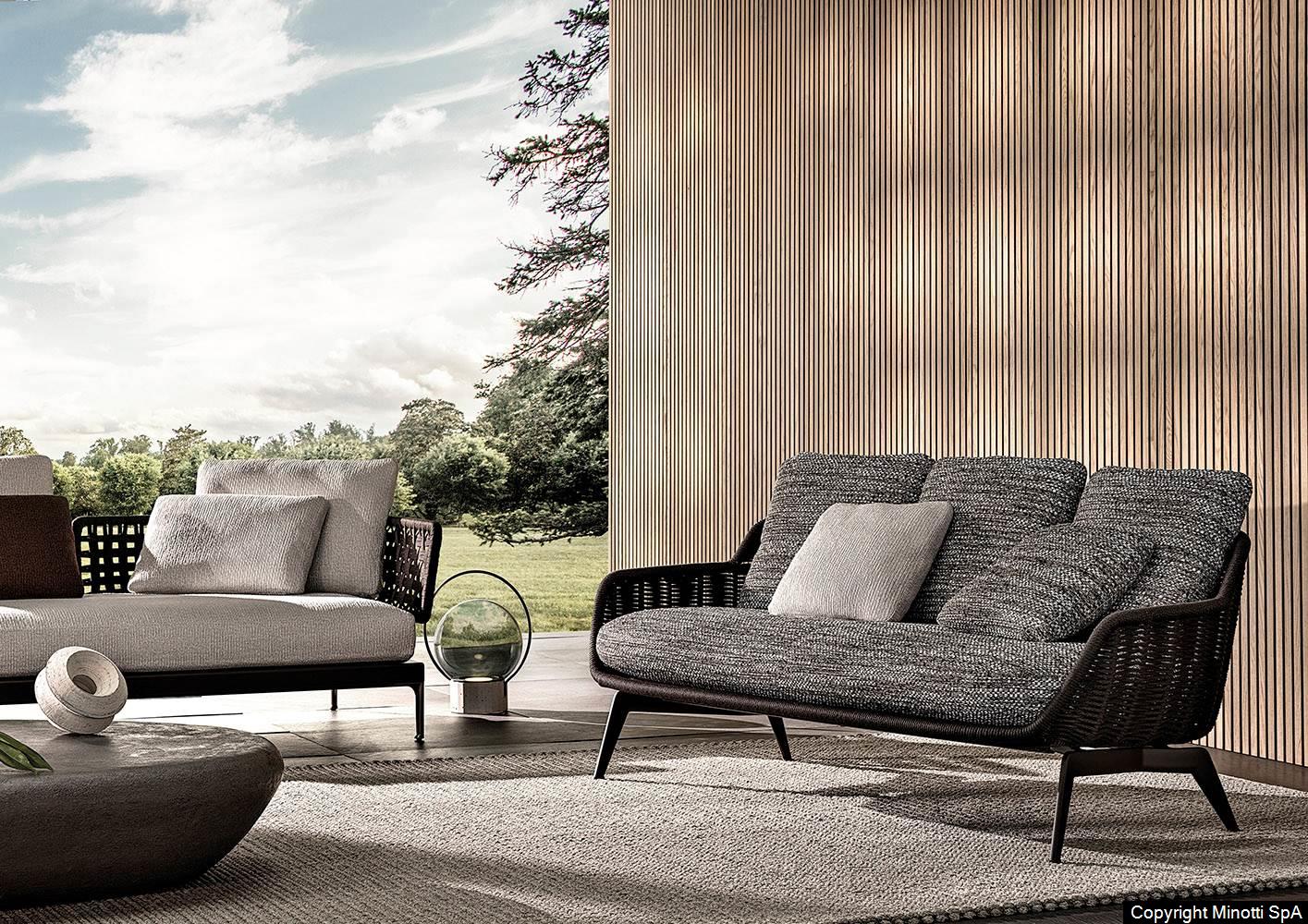 Minotti Belt Outdoor sofa