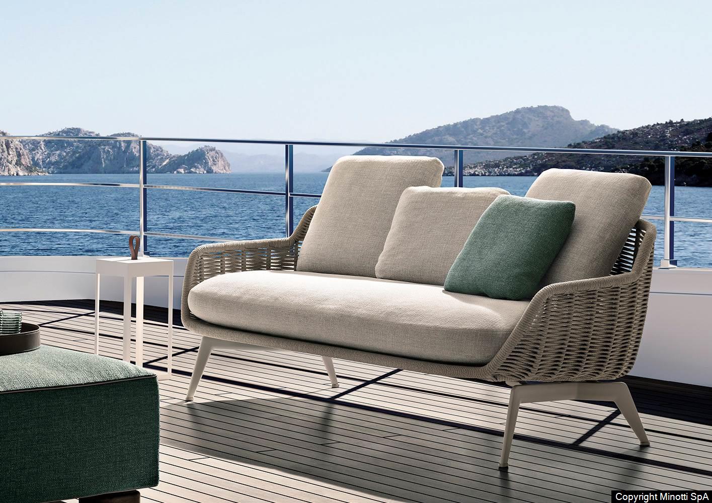 Minotti Belt Outdoor sofa