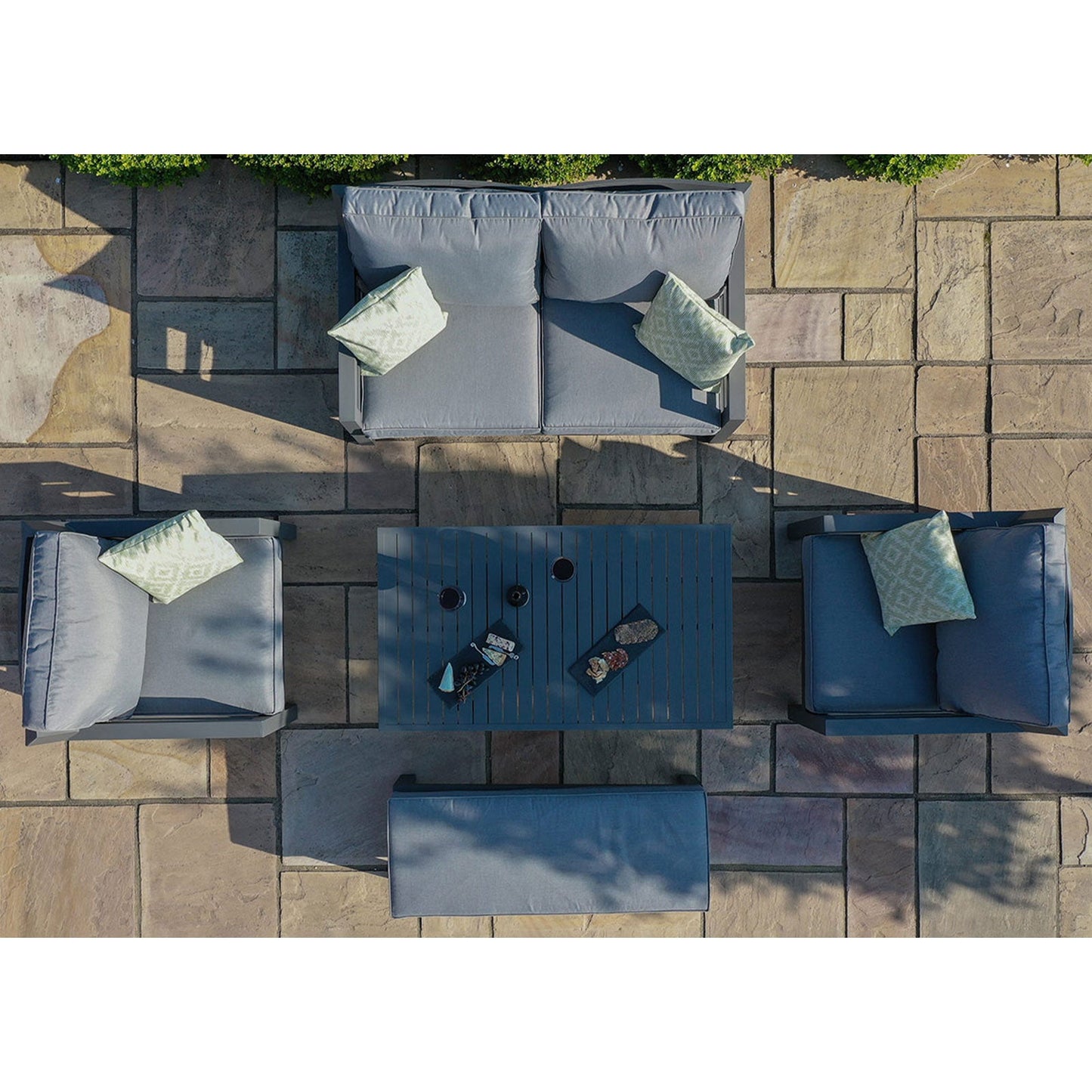 New York Outdoor 2 Seat Sofa Set