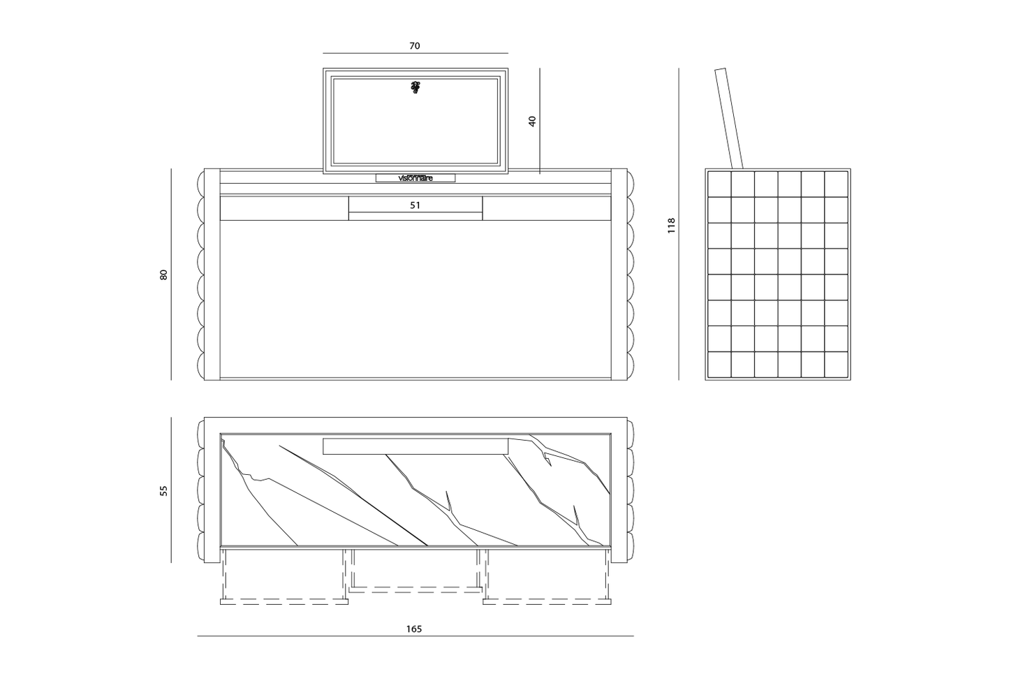 Visionnaire Titania Dresser