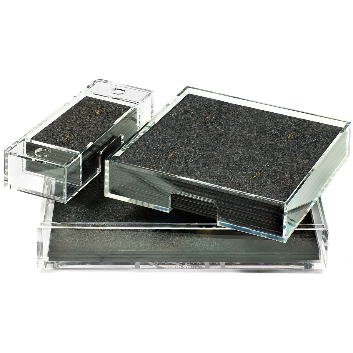 Clear Shagreen Chocolate Matbox – daylight