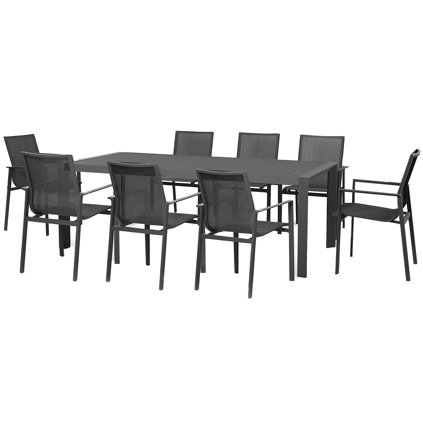 New York Outdoor 8 Rectangular Dining Set