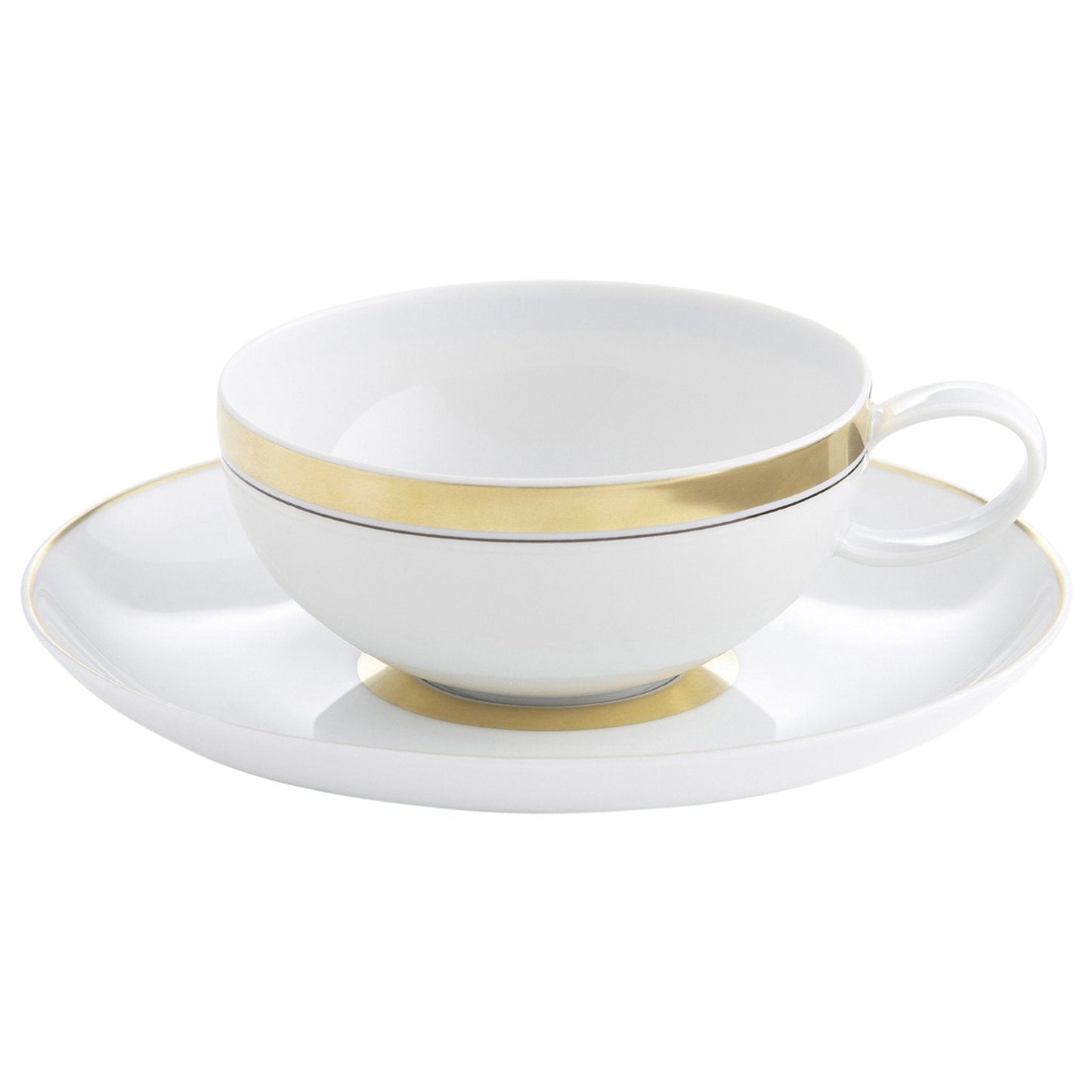 Domo Gold Tea Cup and Saucer, Set of 4 – daylight