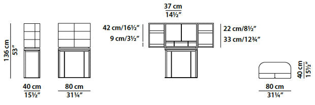 Baxter Kir Wine Cabinet