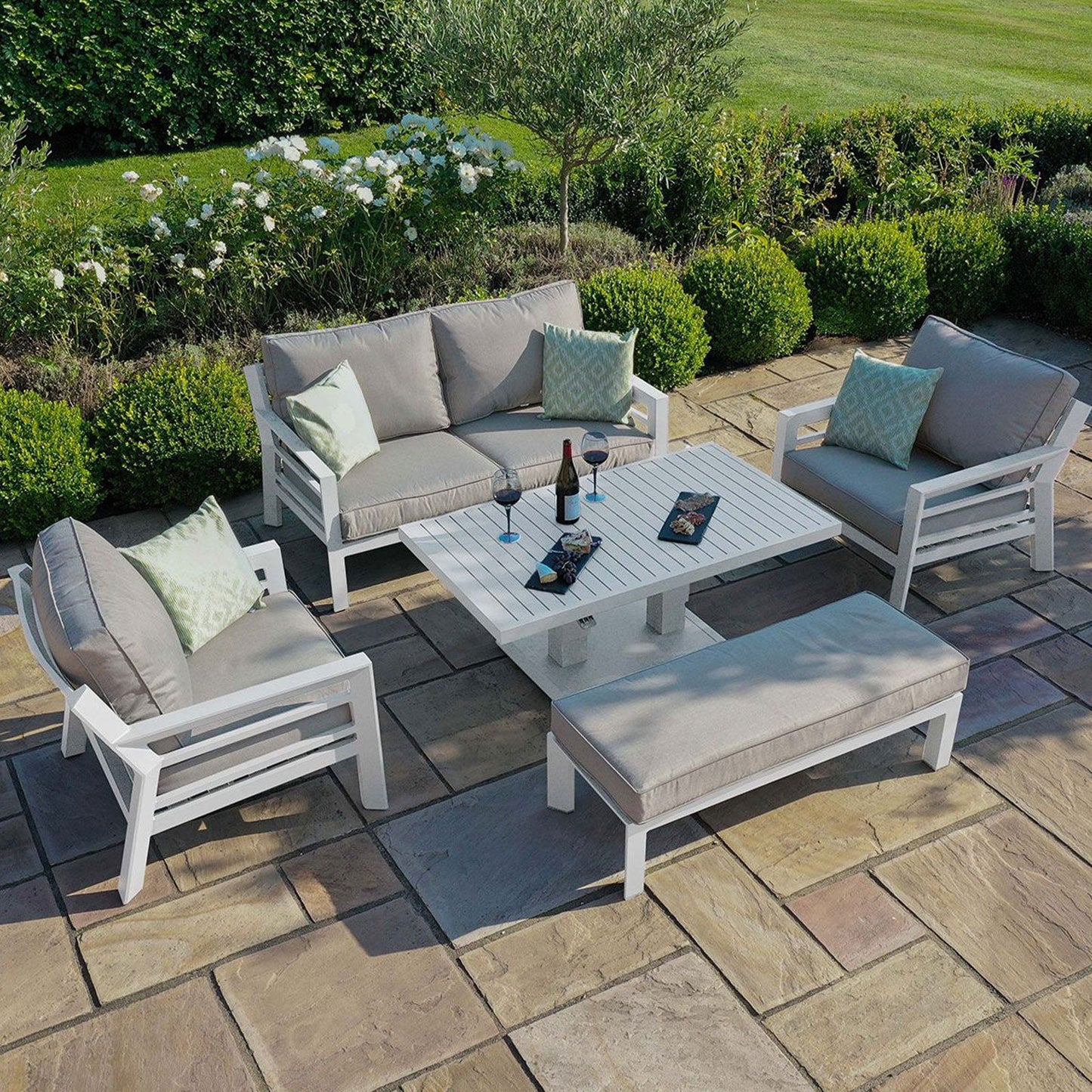 New York Outdoor 2 Seat Sofa Set